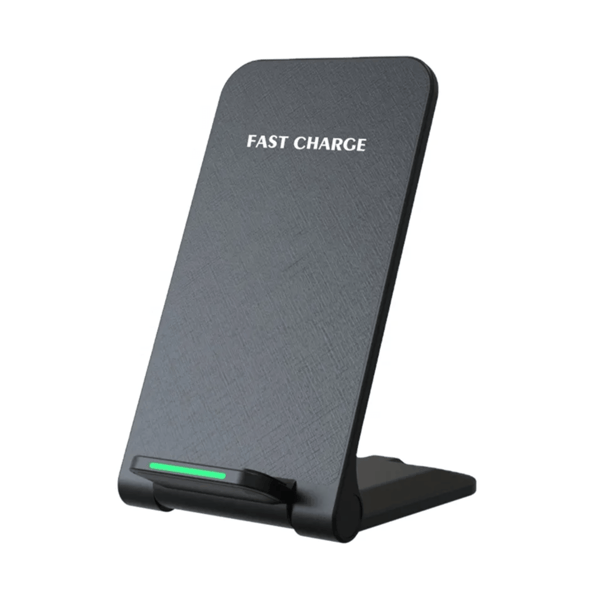 【03】Trådløs Oplader - SAMSUNG S21 / S22 / S23 /S24 FAST CHARGE - Qi sort black