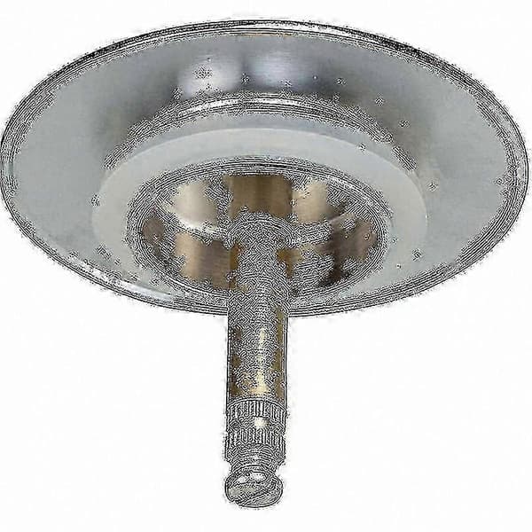 Universal badekarprop, 70 mm, dobbeltforsegling, højdejusterbar, håndvaskventil, hærdet messing, kromfinish, rustfri