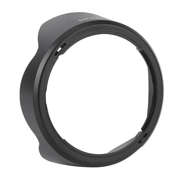 EW‑73C Sort Kamera Mount Objektivhætte i Plastik til EF‑S 10‑18mm f/4.5‑5.6 Kameraobjektiv