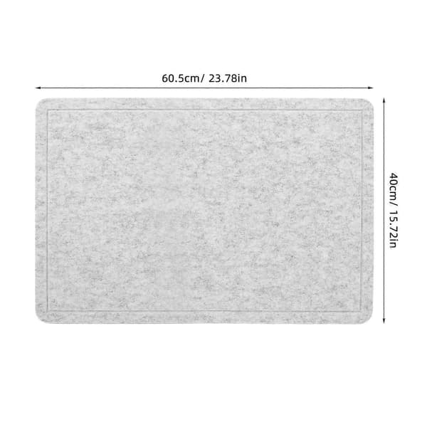 Serveringsbräda av filtpussel Filtpusselbräda Bordspusselbräda Pusselserveringsbräda Filtserveringsbräda Harmaa 60,50 x 40,00 x 1,00 cm