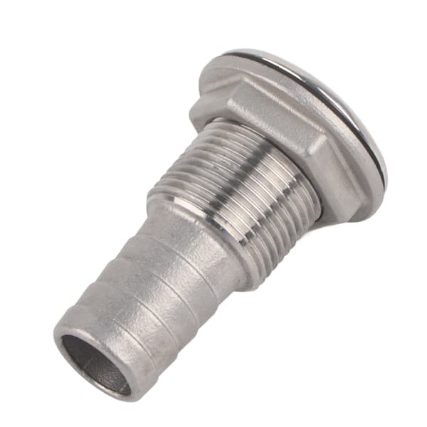 Gennemføringsslangefittings i rustfrit stål Marine Barbed Hose Thru Drain