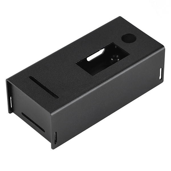 Aluminiumlegering Kabinet Boks Beskyttelsesetui til Raspberry Pi ZERO Sort