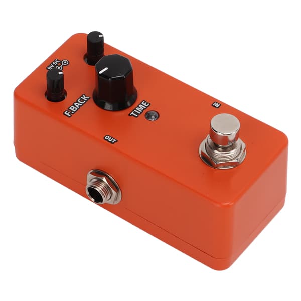 Analoginen viive-efektipedaali Vintage Mini Single Block -efektit Kitaratarvikkeet Oranssi