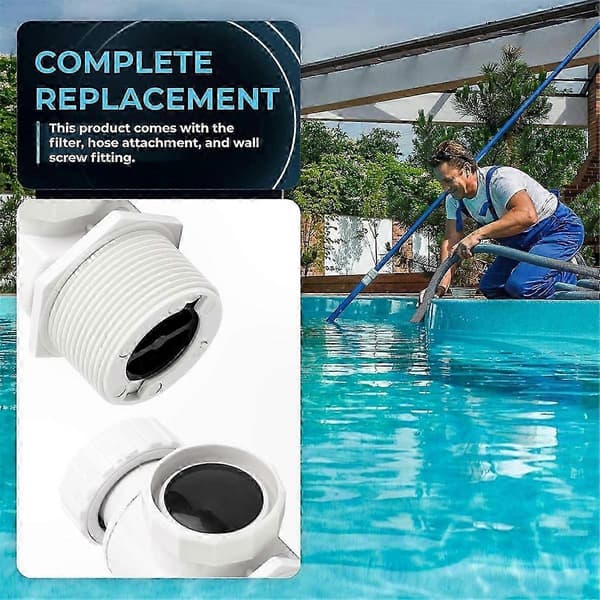 Universal poolrenserkobling til 360-graders robotpoolrensere White