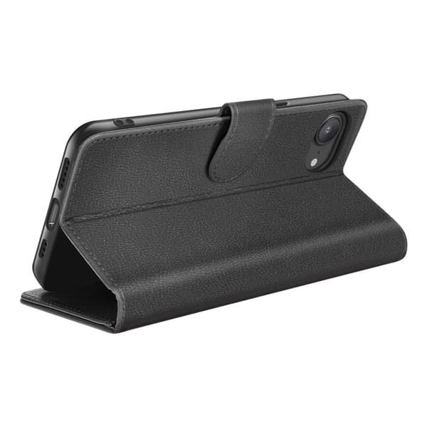 【03】Pung etui til iPhone 17 med standfunktion og magnetisk klap Zanaé Sort Svart