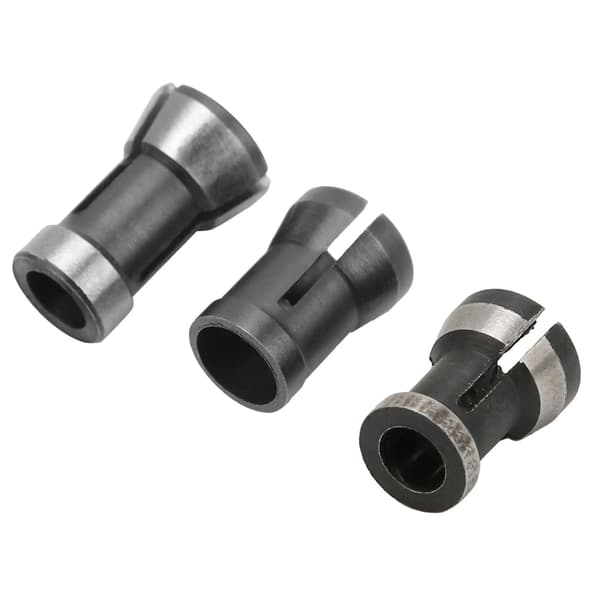 3 stk. 6 / 6,35 / 8 mm Chuck Adapter Træbearbejdning Fræsning Trimning Cutter Chuck Graveringshoved