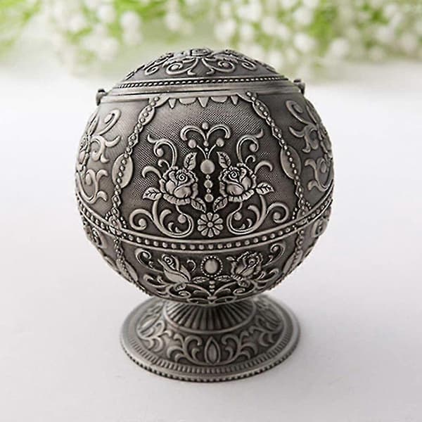 Retro vindtät askkopp med lock Hemmakontorsdekoration Trevlig present - Y Ancient tin