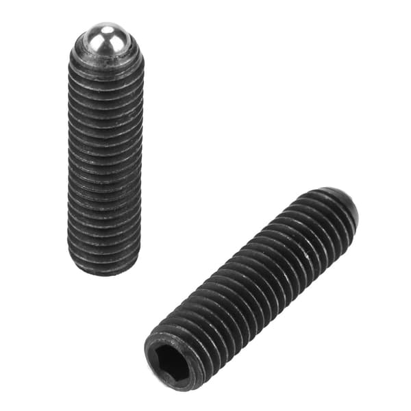 10 stk. M8 Skruegevind Hex Socket Kulstofstål Kugle Fjederstempler Sæt (M8*30)