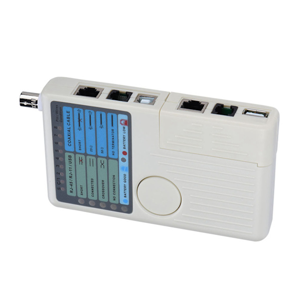 RJ45 / RJ11 / USB / BNC Netværkstester LAN Kabel Tracker Detektor