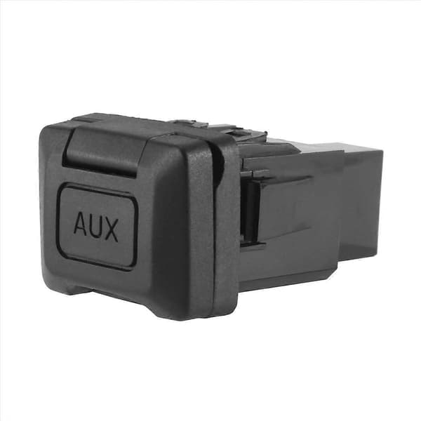 【03】Auxiliary Port 39112--A01 för Fit Auto Parts AUX Auxiliary Input Jack Audio Interface Audio Input Ja Black