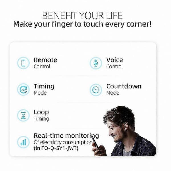 Älykäs langaton kaukosäädin katkaisijalle