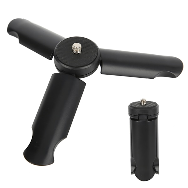 Mini skrivbordsstativ för selfiestick monopod stabilisator med 1/4-tums skruv för kamera