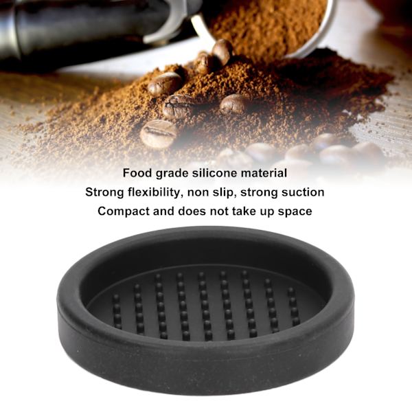 Skridsikker Silikone Kaffe Tamper Måtte - Rund Form (1 Styk)