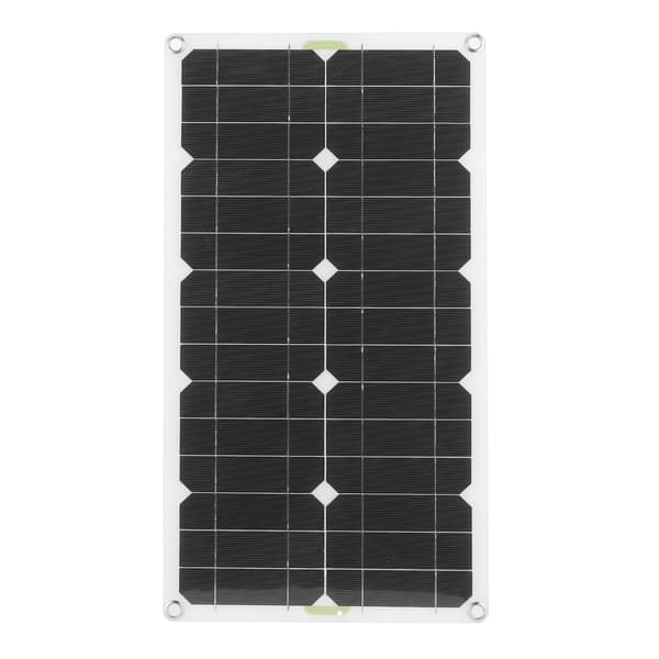 Universal Bærbar Solpanel Oplader Pad Monokrystallinsk 28W USB Udgang Vandtæt