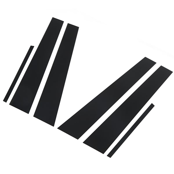 Blank Sort Vinduesbeklædning til Sidedør til Dodge Charger (2011-2021) - 6 stk.