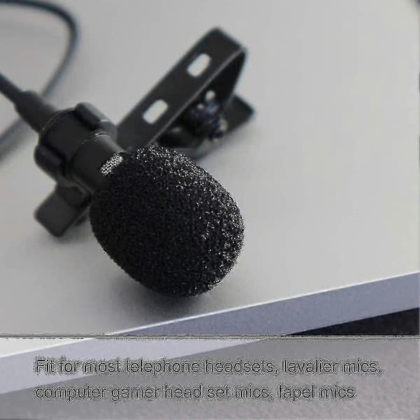 15-pak reservebeskyttelse til mikrofon og headset i skum - Q11 15PCS