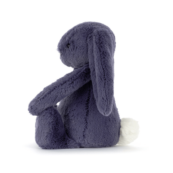 【03】Jellycat Shy Sapphire Rabbit Plush Toy Small Size Sapphire Blue 18cm