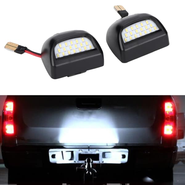 2 stk. nummerpladelygte signallys DC12V Passer til Cadillac Escalade 2002-2006DC12V