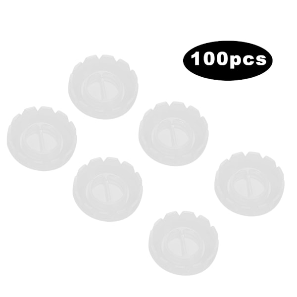 100 st Engångs Ögonfransringhållare Ögonfransförlängning Lim Självhäftande Ställ