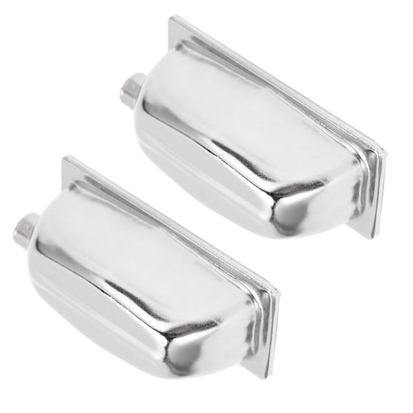 2 st Trum Lug Järn Krom Färg Virvel Öra Set Musikinstrument Underhållstillbehör WC27G