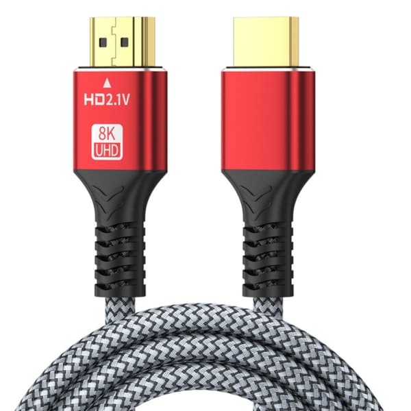 8K kuituoptinen HDMI-kaapeli, Micro HDMI–HDMI 2.1 -kaapeli, (1,5 m)