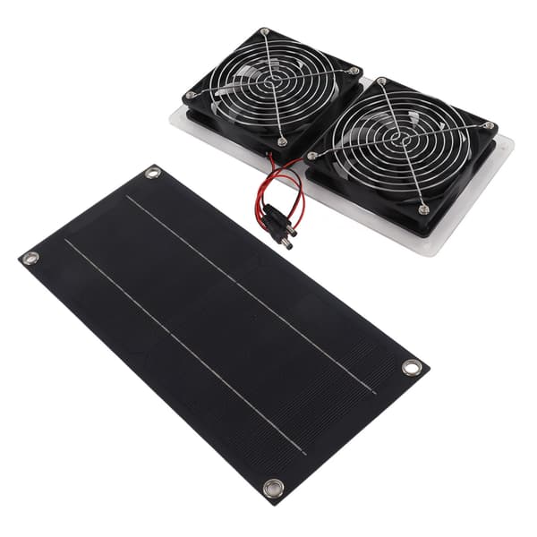 Solpanel Ventilator Sæt Vandtæt Bærbar Miljøvenlig Solar Udstødningsventilator til Udendørs Brug 100W 12V Enkelt Panel