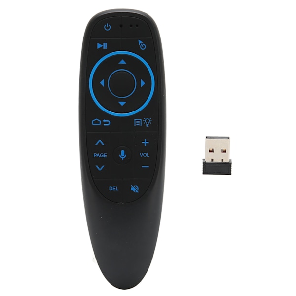 Röstfjärrkontroll Känslig Multifunktionell Bluetooth Luftfjärrkontroll för Android System TV Protector G10S PRO BT