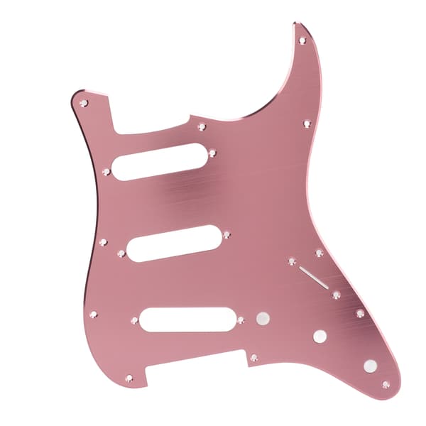 Metall Gitarrplektrum Kompakt Standard Gitarr Skyddsplatta för Nybörjare Hobbyister Rosa GQ63