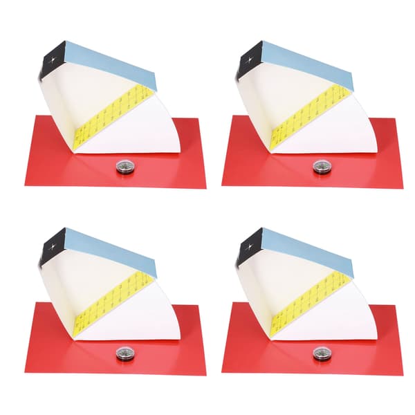 4 Sæt Mini Pin Hole Solartermometer Legetøj DIY Videnskabelige Eksperimentelle Undervisningshjælpemidler til Børn
