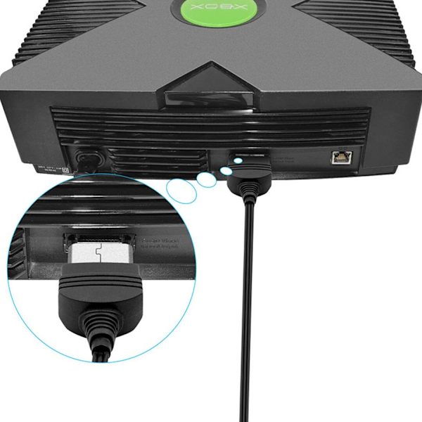 Xbox til HDMI-konverter 1m/3.2ft HD-linkkabel til version video lydkonverteradapter til Xbox-konsol