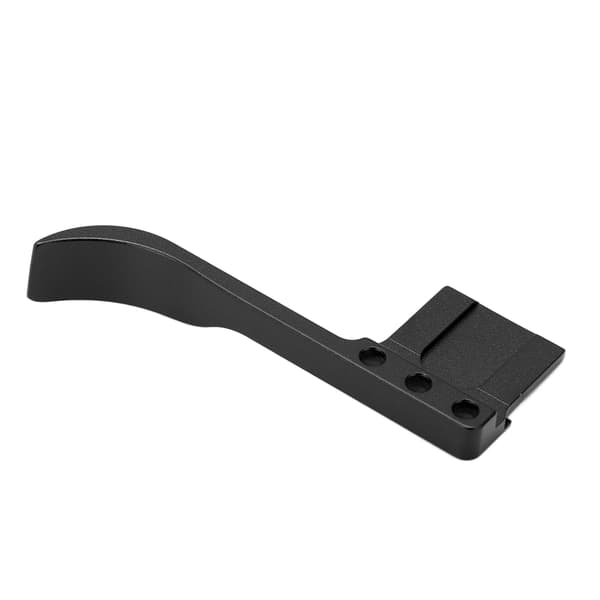 Opgraderet Sort Aluminium Legering Tommelfingergreb med Cold Shoe Mount til Sony A7C Kamera