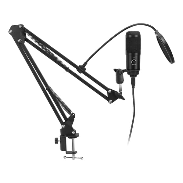 USB Kondensatormikrofon Kit PC Mikrofonset för Sändning Sånginspelning 20Hz‑20KHz