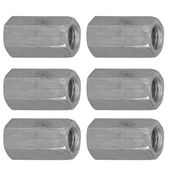 10 st Lång Stång Mutter Hexagonal Hylsmutter Standoff Gängade Fästelement (M6 * 25)