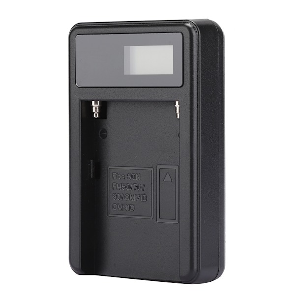 SEIVI Sort Plastik LED Video Lys LCD Elektrisk Mængde Display Kamera Batteri Oplader til Sony NP F550 F960 F970