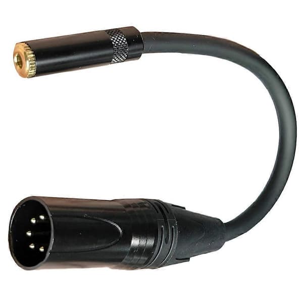 Han 5-polet XLR balance til 3,5 mm hun lydkabel til scene og hovedtelefoner