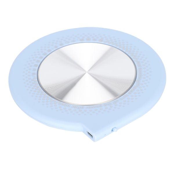 55℃ Multifunktionel USB Kop Krus Isolationsmåtte Skrivebordsisoleringspude Coaster (Blå)