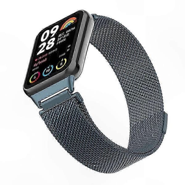 Magnetisk Milanese Loop-rem i rustfrit stål med stik til smart aktivitetsmåler Multicolor Style H