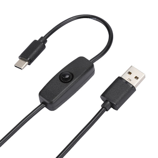 3 KPL 5V3A TypeC -liitäntäinen virtalähde virtajohto kytkimellä Raspberry Pi 4B:lle