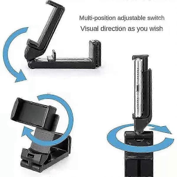1/3/5 st Airphone-hållare, skrivbordstelefonställ, justerbart vinkelhöjd telefonställ -XN Black 5PCS