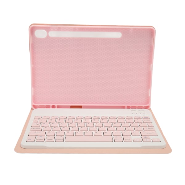 Tabletin näppäimistö BT-yhteys PU-nahkaa Tarkat leikkaukset Vedenpitävä langaton näppäimistö Tab S9 11 tuuman 2023 Pinkki