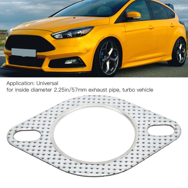Universal 2.25in/57mm Metall Avgaspackning - Förstärkt, 2 Hål
