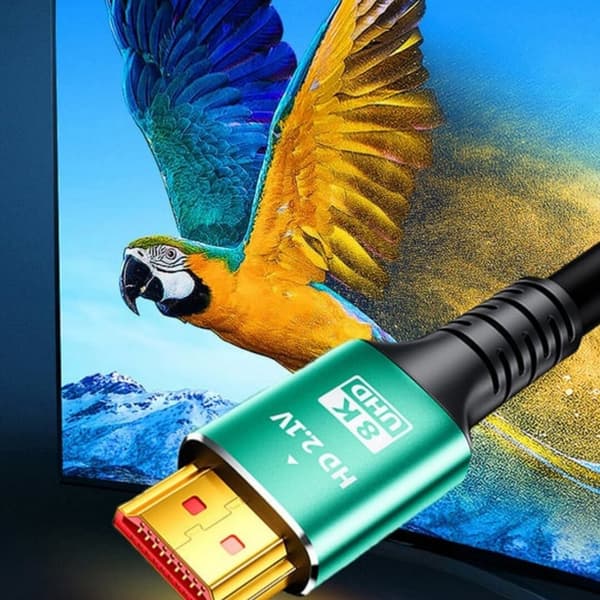 8K Ultra HD HDMI 2.1-kabel - Höghastighetskabel för spel, TV, dator och projektor