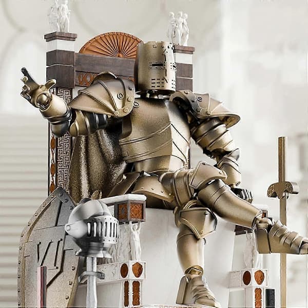 Actionfigurmodell, actionrobot flervaluta medeltida 360 huvud, flexibel, samlargul
