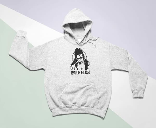【03】Billie Eilish Børne Hættetrøje Hættetrøje T-shirt 400 140cl 9-11år
