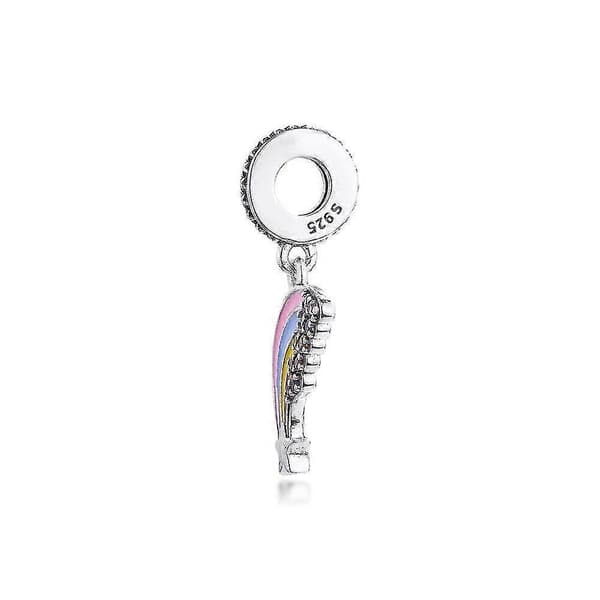 armbånd farverige regnbue dingle ch 925 sterlingsølv smykker |ch