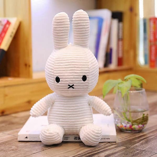 【03】Miffy Manchester Plyslegetøj - 25/35cm Hvid (D)