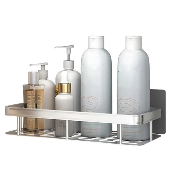 -mount Er Bath Er Caddy Hylla Stora H Rack Izer Bath Silver