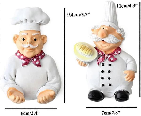 Kockfigurer Harts Kock Kökshängare Klibbig Kabelkontaktshållare