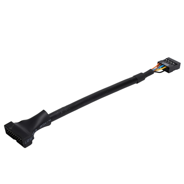 Bærbar USB 3.0 20 Pin Header Han til USB 2.0 9 Pin Hun Bundkort Adapter Kabel