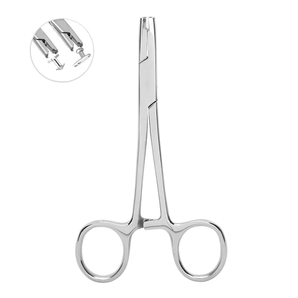 Kroppspiercingtång i rostfritt stål Piercingtänger för navel, näsa, öra 5 mm